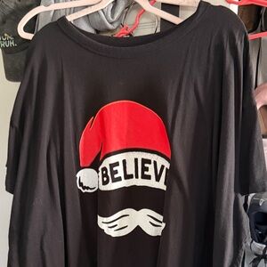 Old Navy  'Believe' Santa Hat T-Shirt